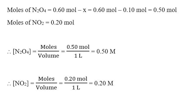 Answered: For the reaction: N2O4 (g) ⇌ 2 NO2… | bartleby