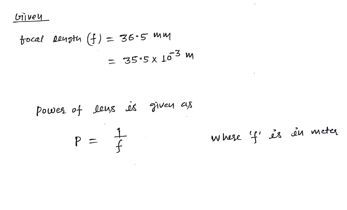 Physics homework question answer, step 1, image 1