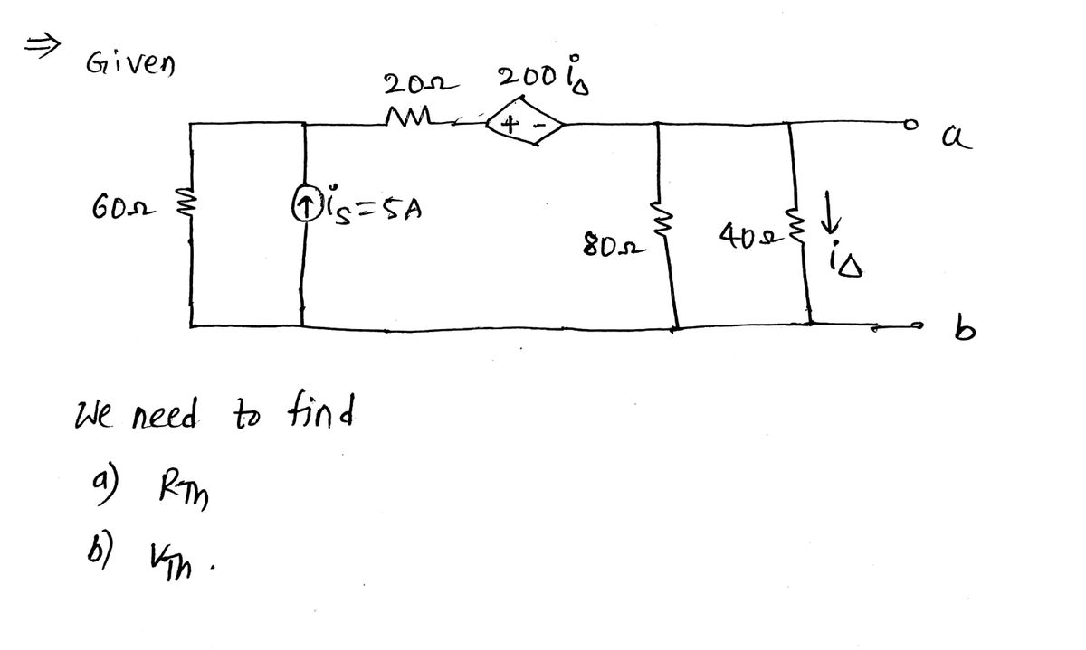 Electrical Engineering homework question answer, step 1, image 1