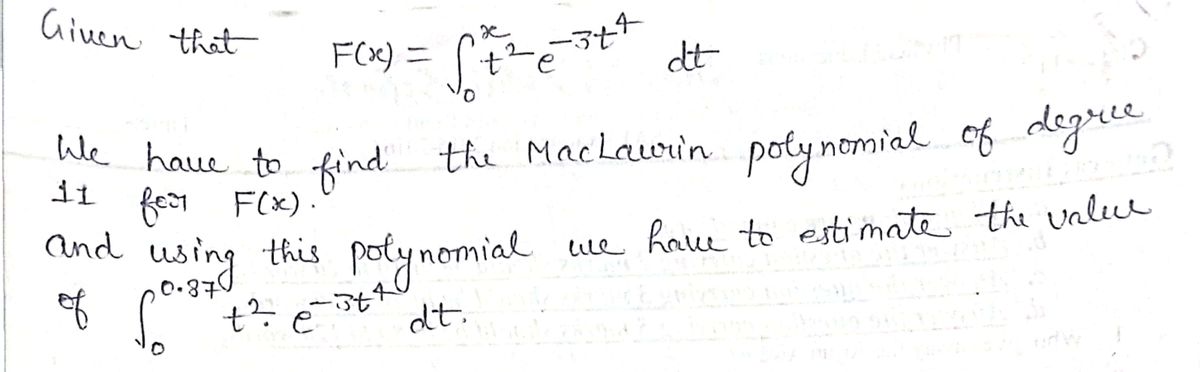 Advanced Math homework question answer, step 1, image 1