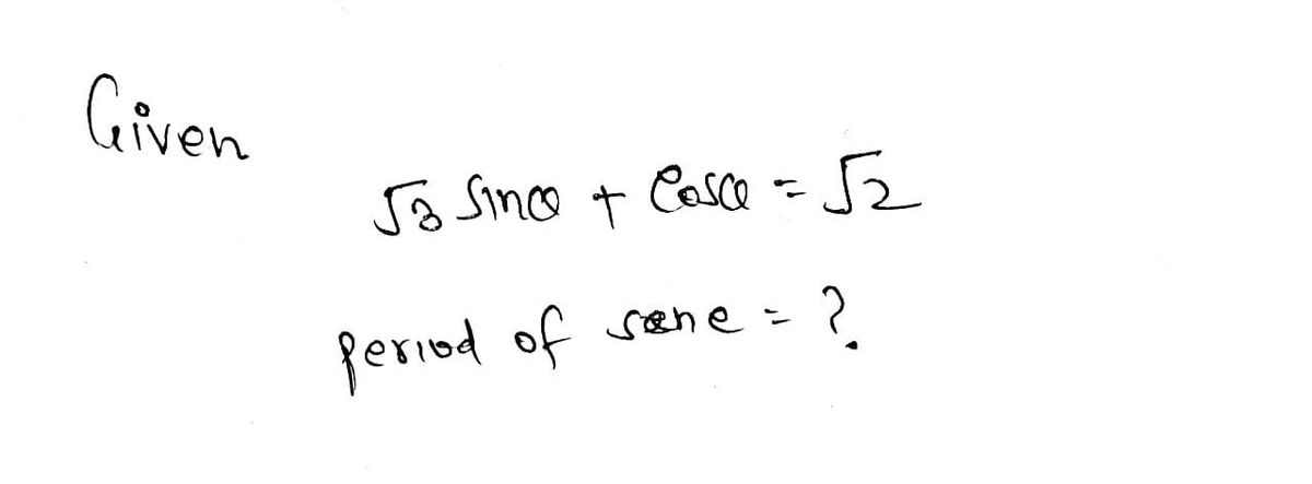 Trigonometry homework question answer, step 1, image 1