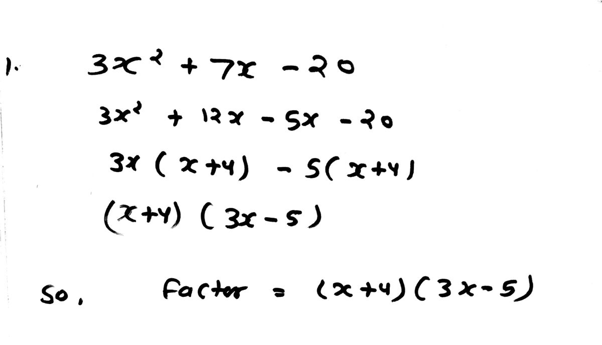 Algebra homework question answer, step 1, image 1