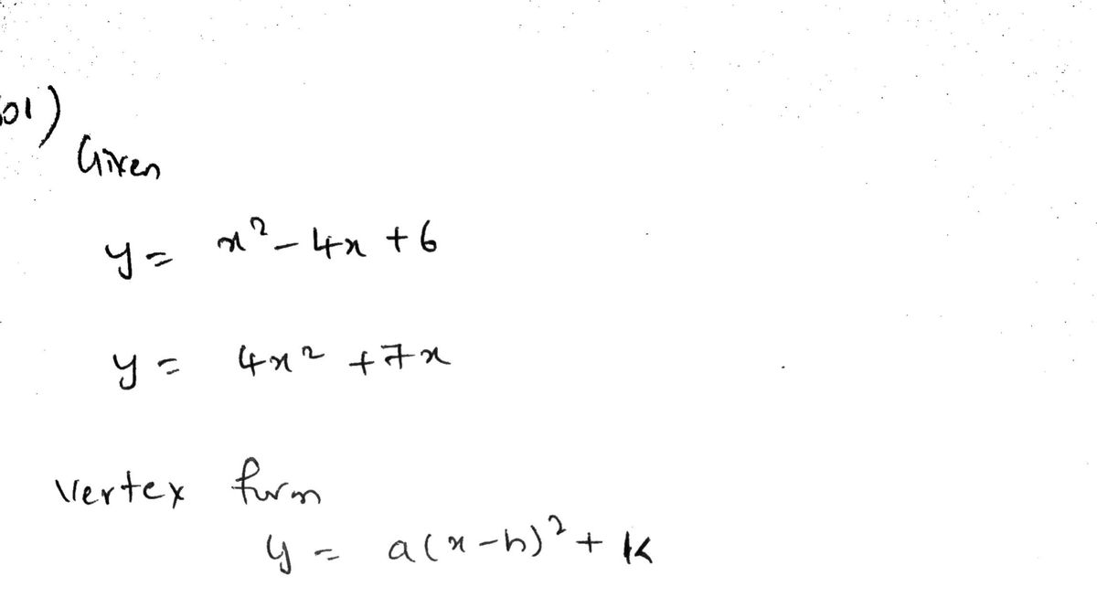 Algebra homework question answer, step 1, image 1