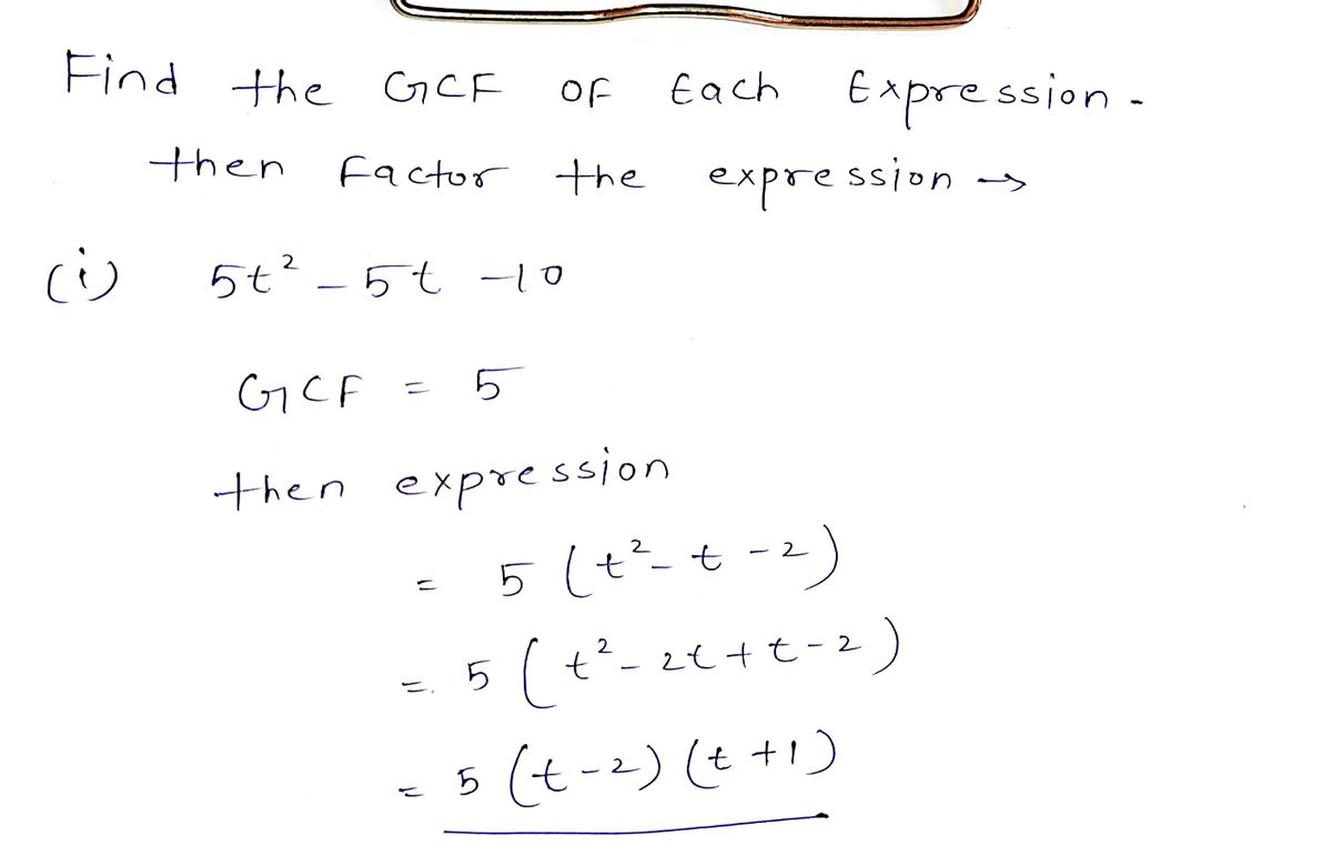 Algebra homework question answer, step 1, image 1