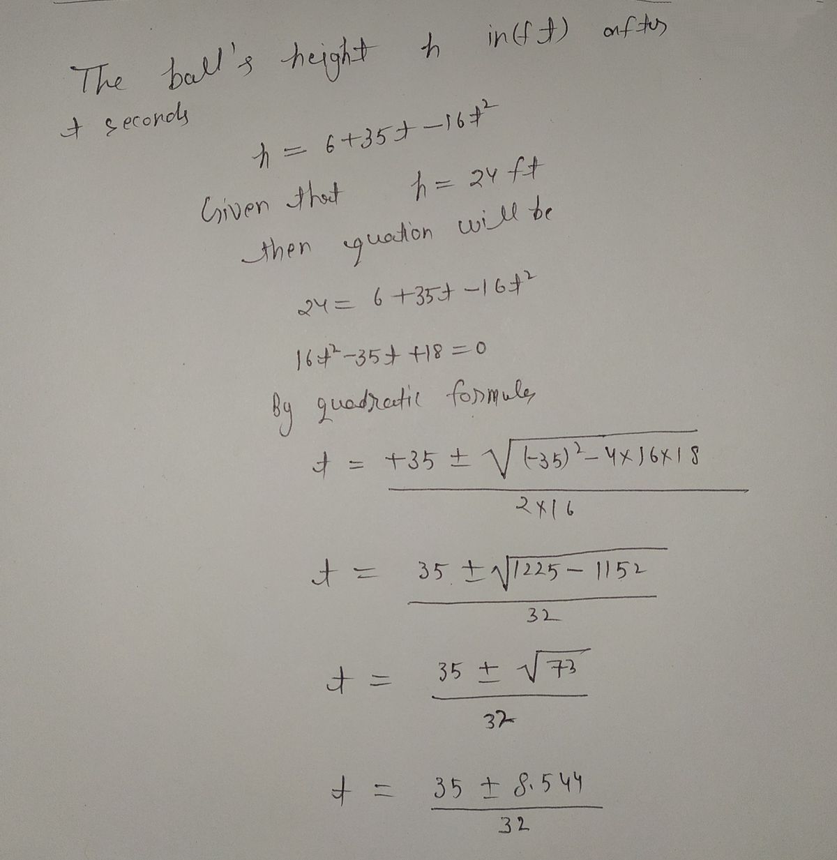 Algebra homework question answer, step 1, image 1