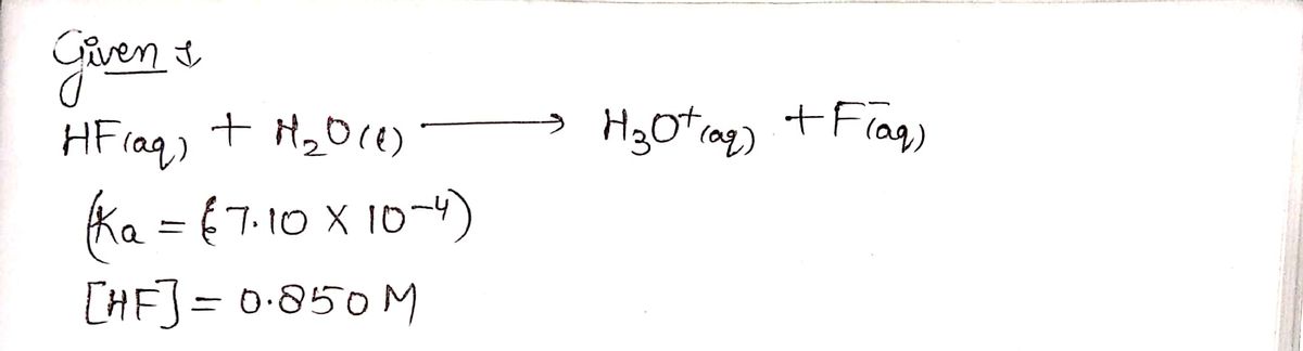 Chemistry homework question answer, step 1, image 1