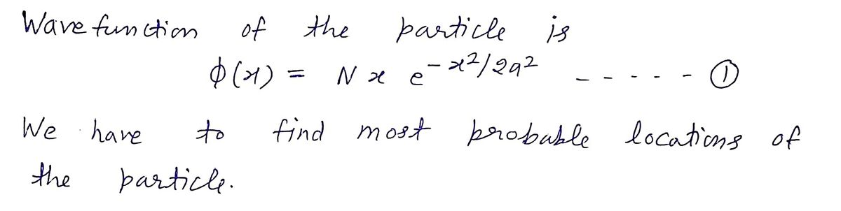 Advanced Physics homework question answer, step 1, image 1