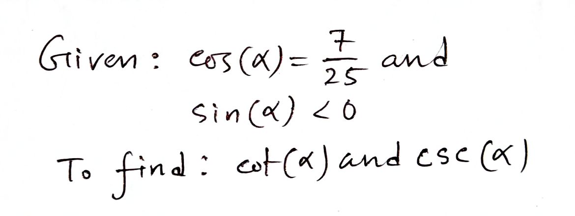 Trigonometry homework question answer, step 1, image 1