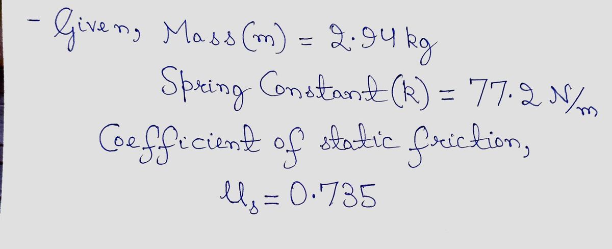 Physics homework question answer, step 1, image 1