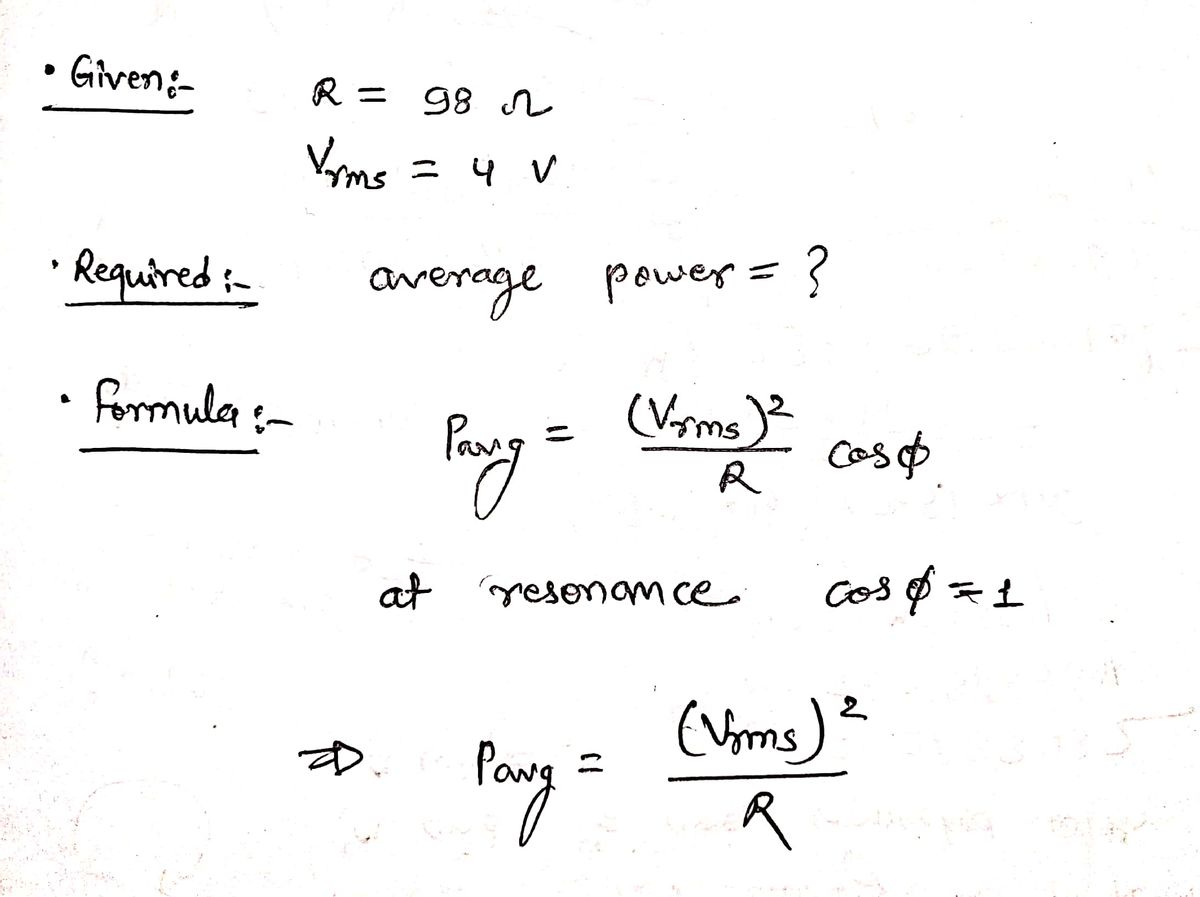 Physics homework question answer, step 1, image 1