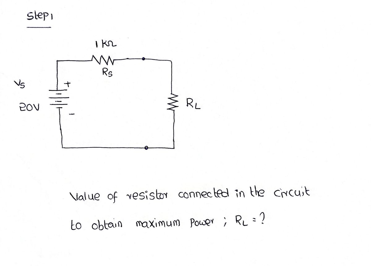 Electrical Engineering homework question answer, step 1, image 1