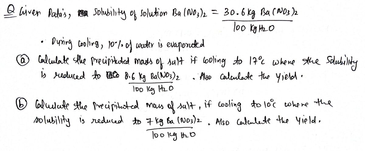 Chemical Engineering homework question answer, step 1, image 1