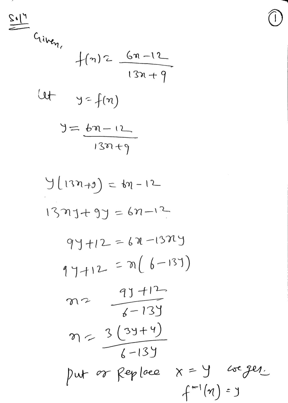 Calculus homework question answer, step 1, image 1