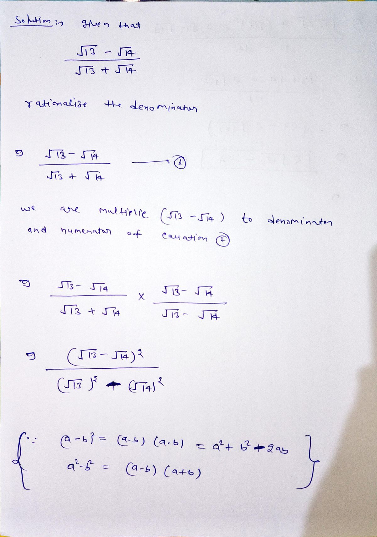 Algebra homework question answer, step 1, image 1