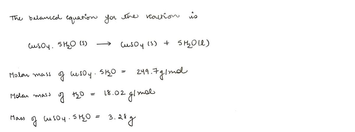 Chemistry homework question answer, step 1, image 1