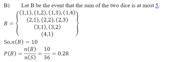 Answered: Roll Two Fair Dice. Each Die Has Six… | Bartleby