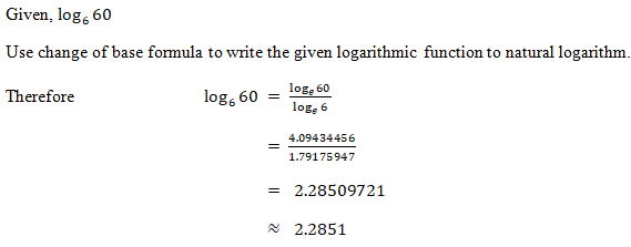 Answered Write The Following Logarithms In Terms Bartleby