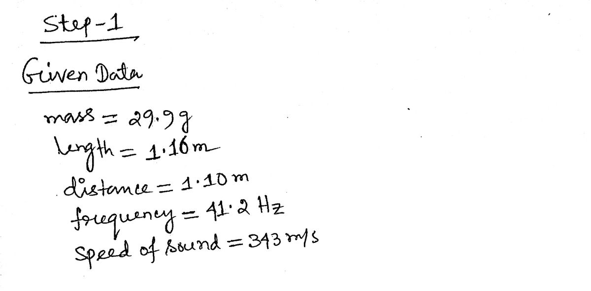 Physics homework question answer, step 1, image 1