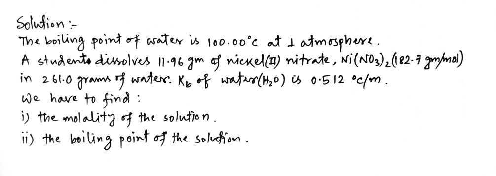 Chemistry homework question answer, step 1, image 1