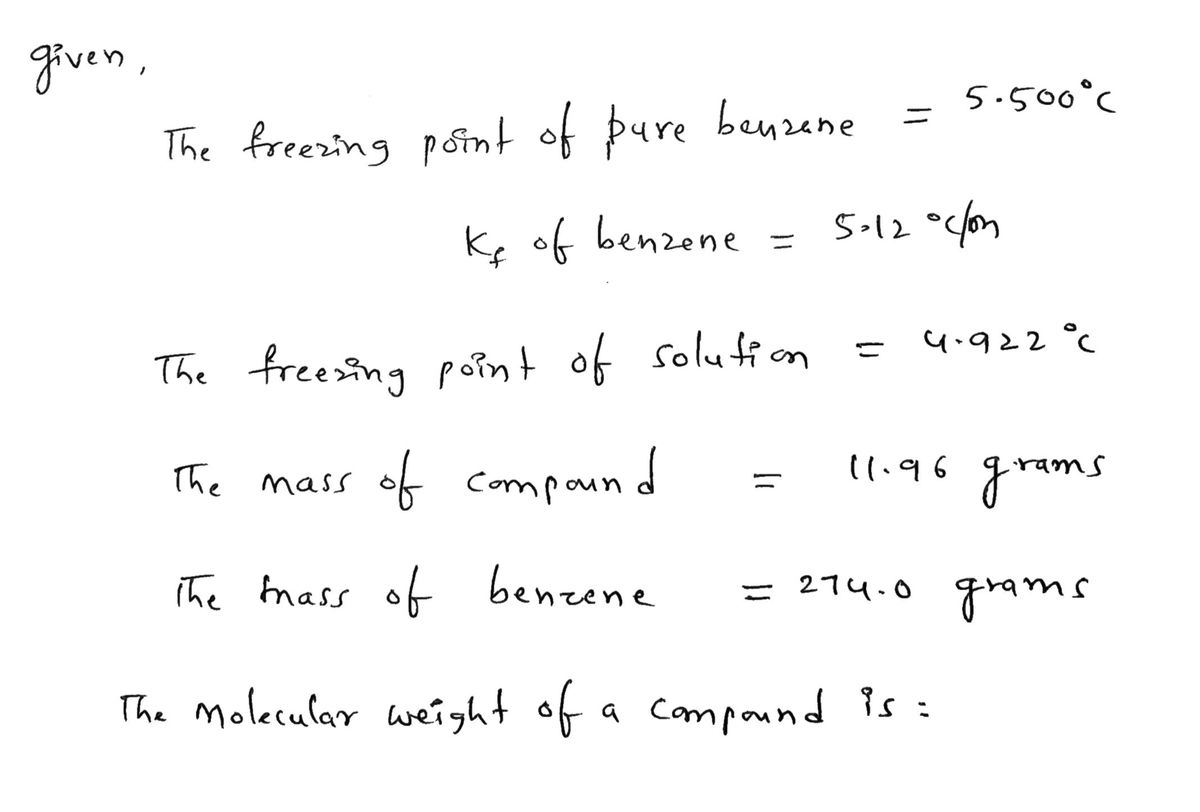 Chemistry homework question answer, step 1, image 1