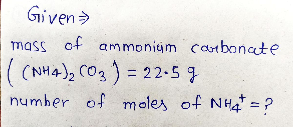 Chemistry homework question answer, step 1, image 1