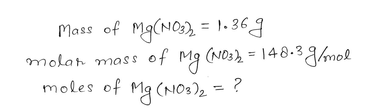 Chemistry homework question answer, step 1, image 1