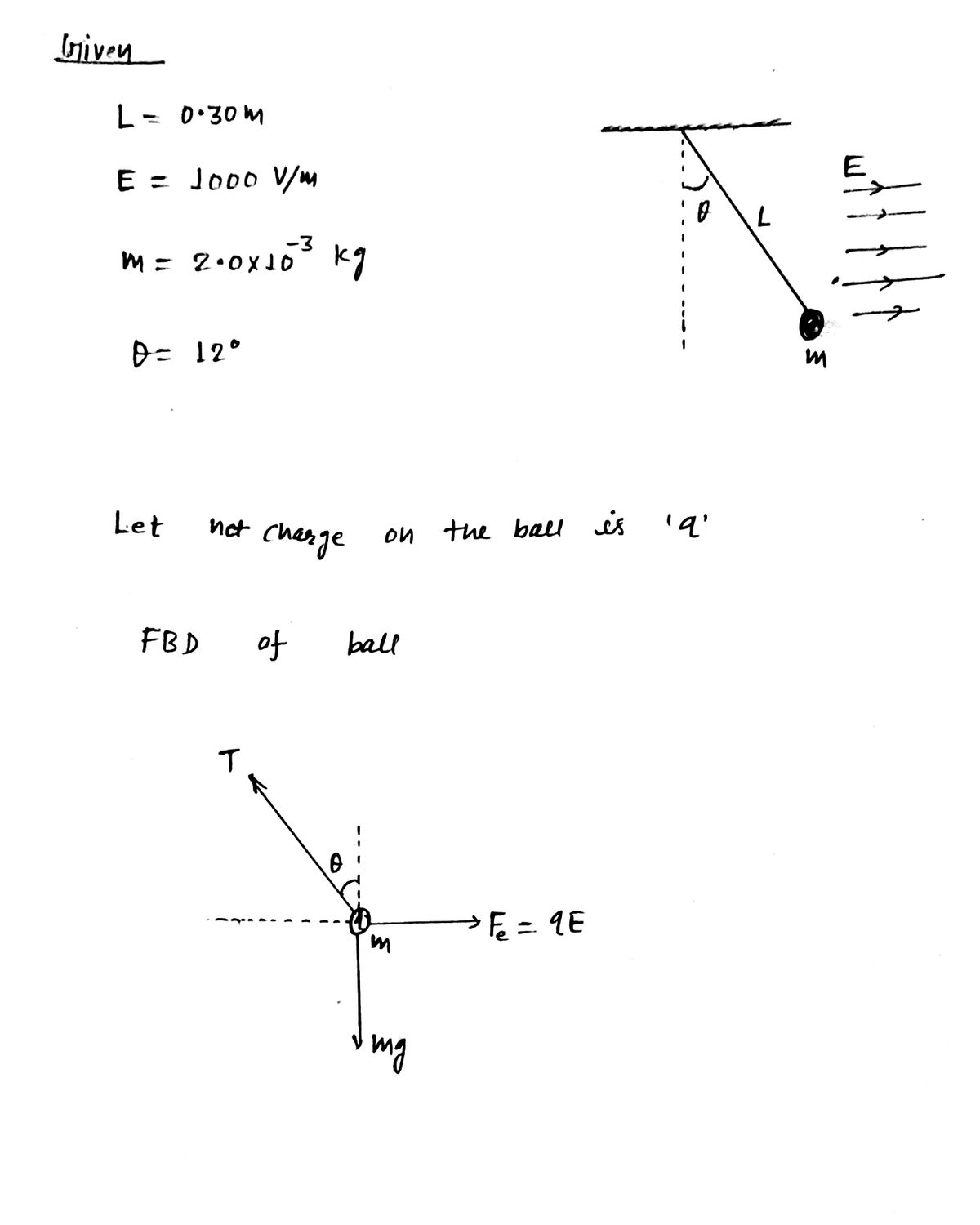 Physics homework question answer, step 1, image 1