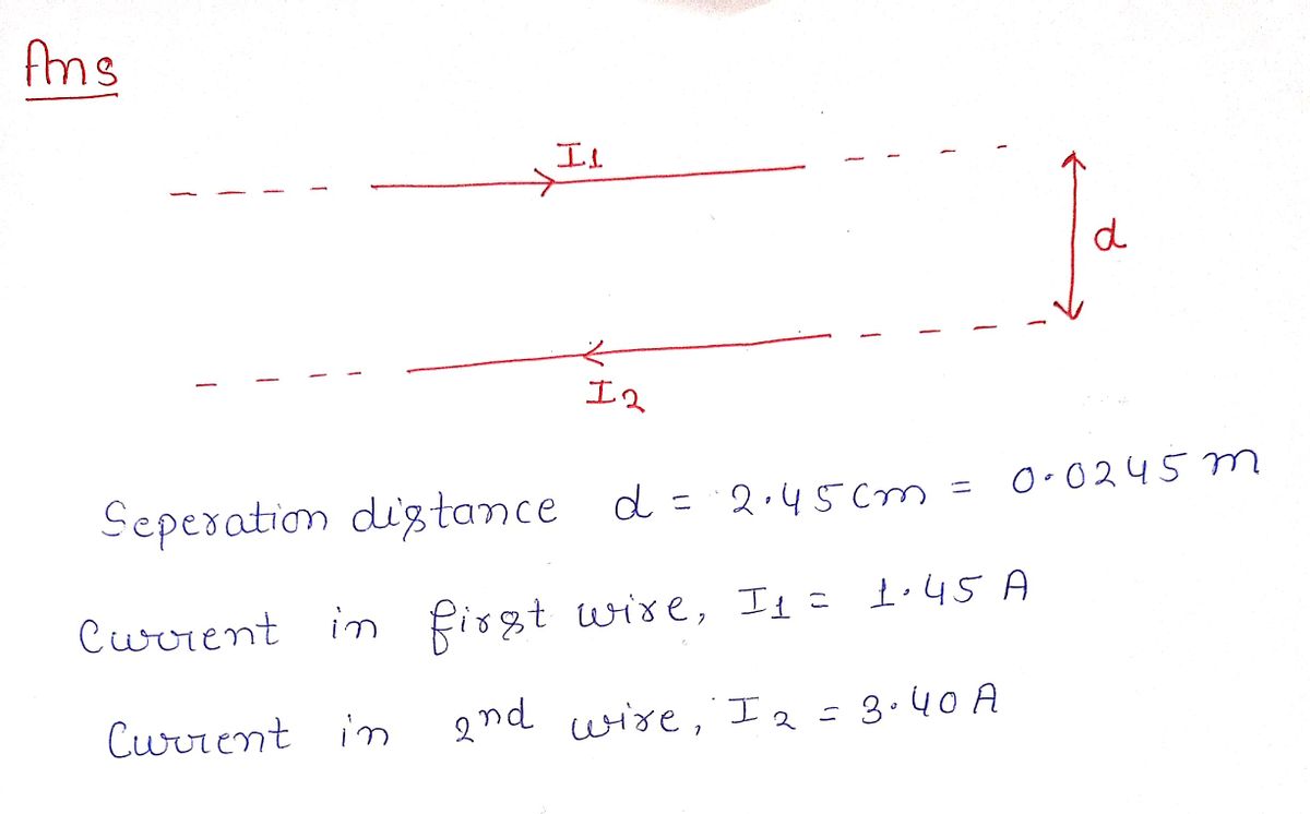 Physics homework question answer, step 1, image 1