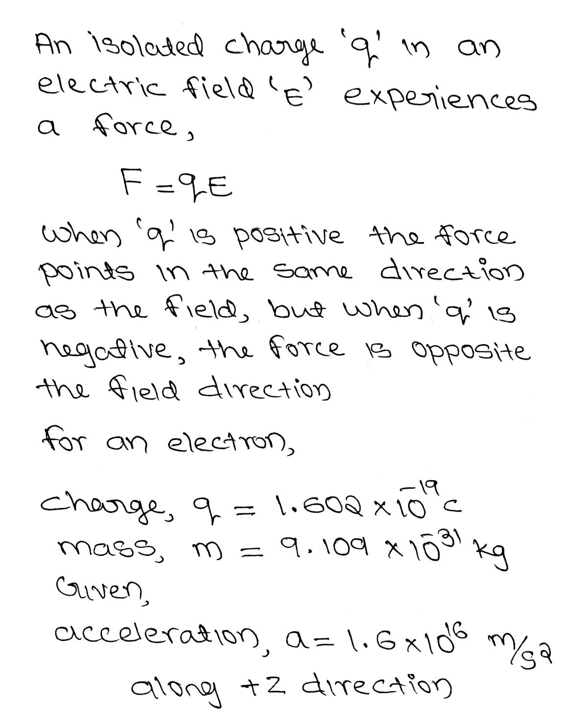 Physics homework question answer, step 1, image 1