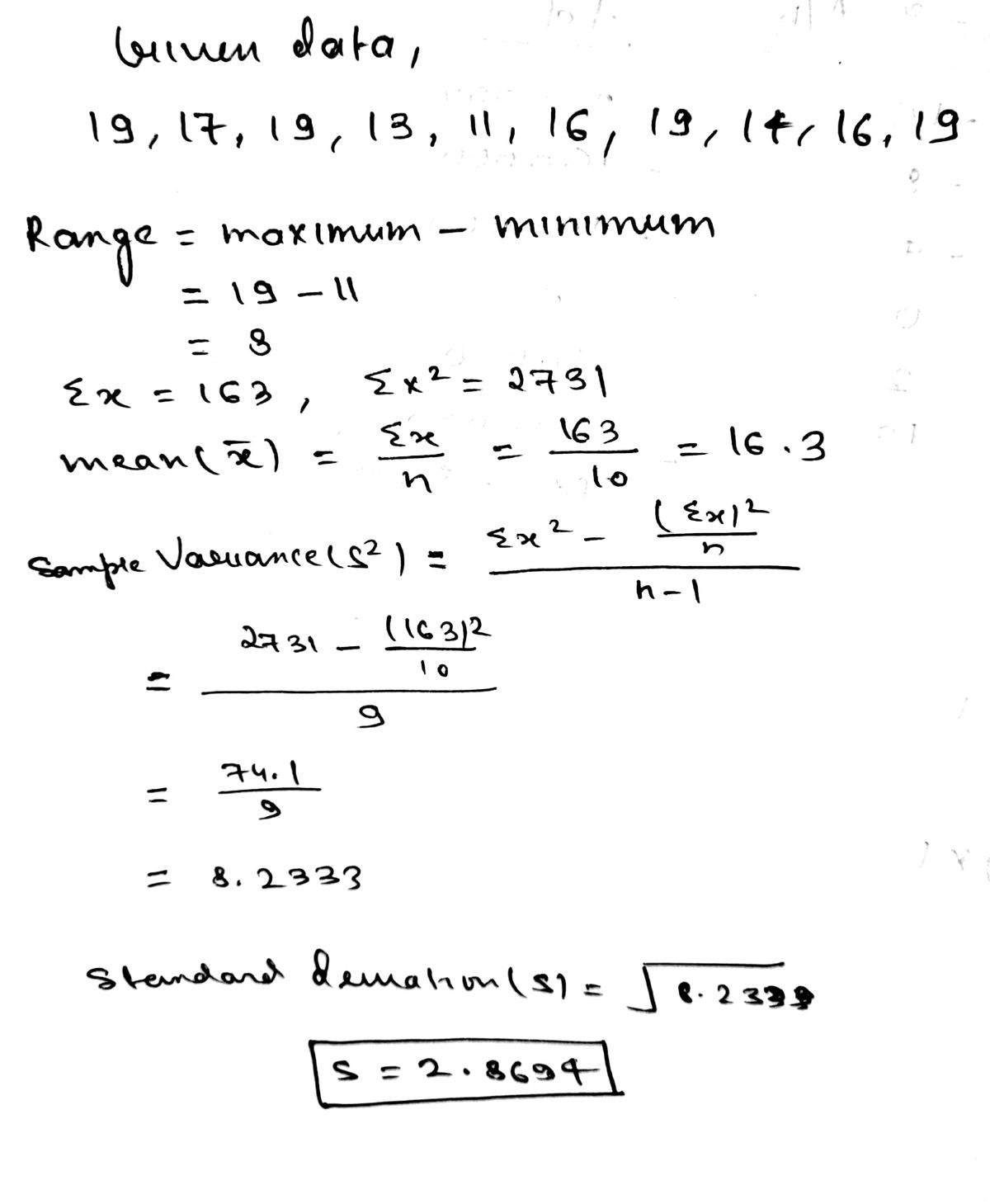 Statistics homework question answer, step 1, image 1