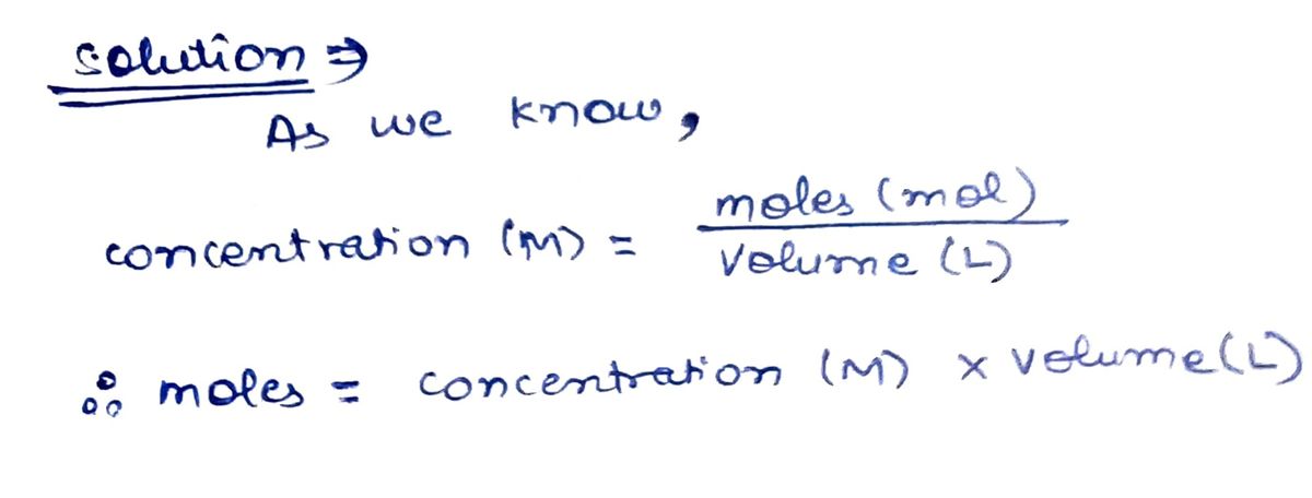 Chemistry homework question answer, step 1, image 1