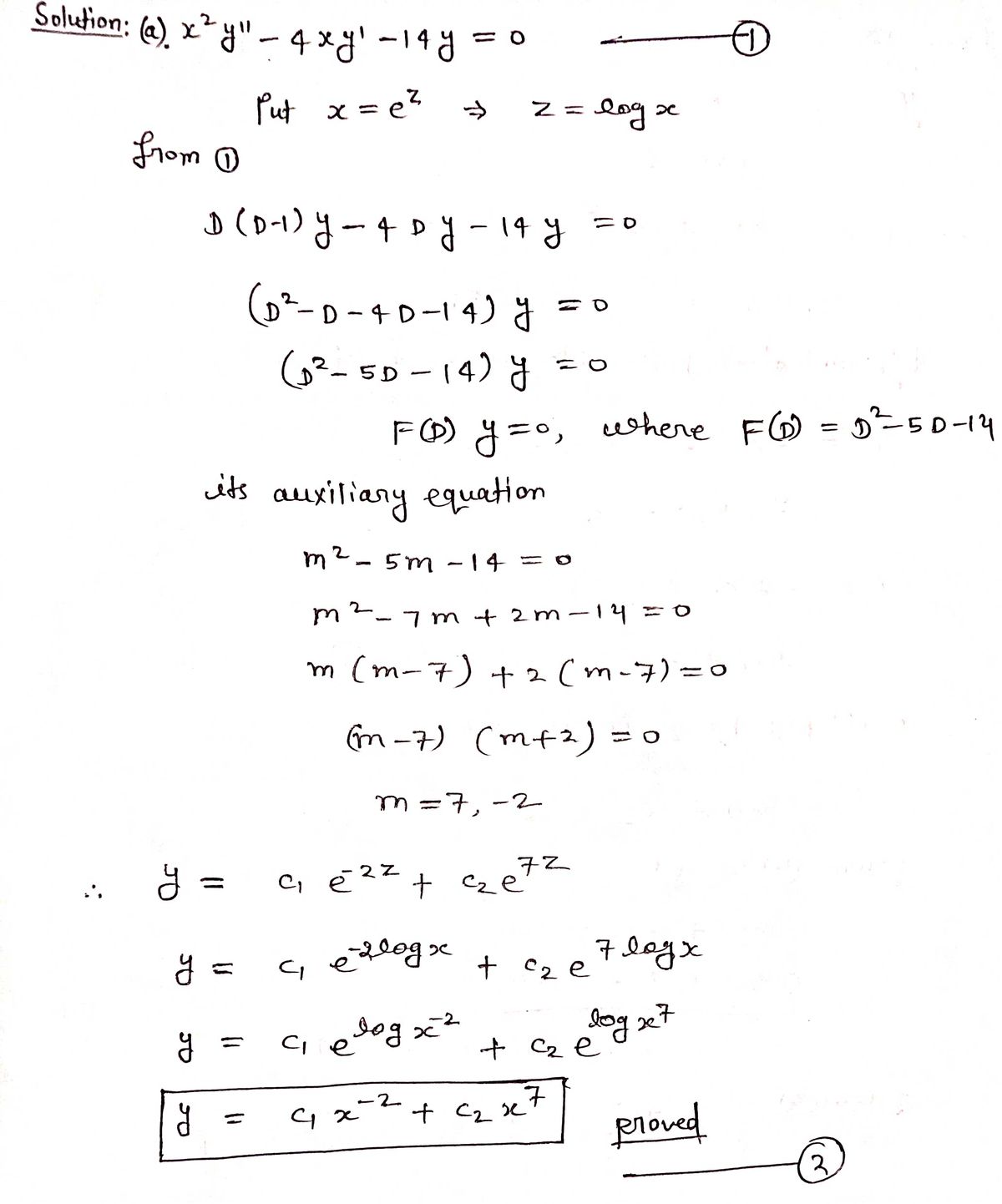 Advanced Math homework question answer, step 1, image 1