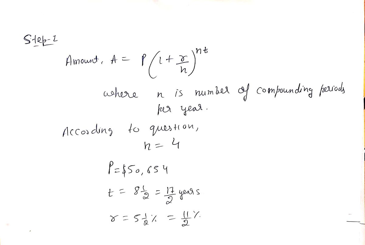 Answered: Use the compound-interest formula to… | bartleby