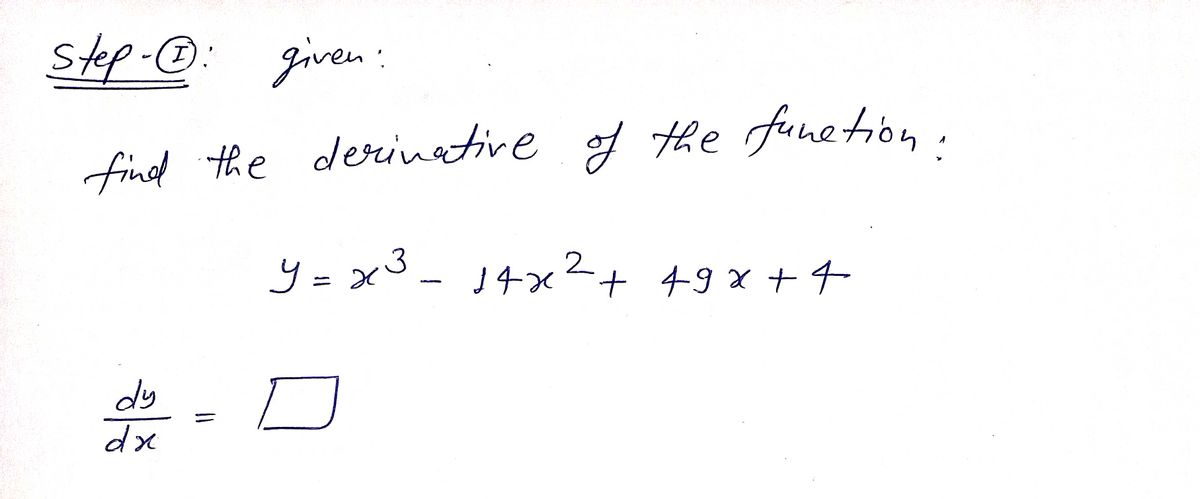 Calculus homework question answer, step 1, image 1