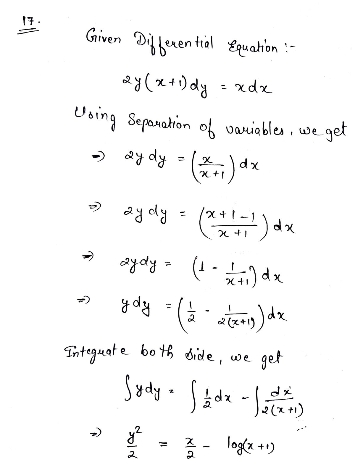 Advanced Math homework question answer, step 1, image 1