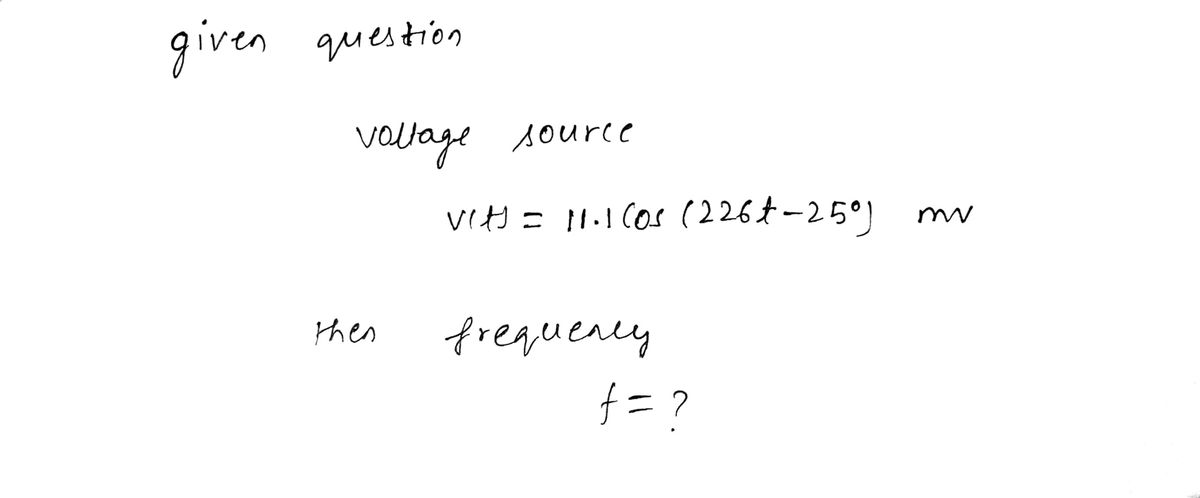 Electrical Engineering homework question answer, step 1, image 1