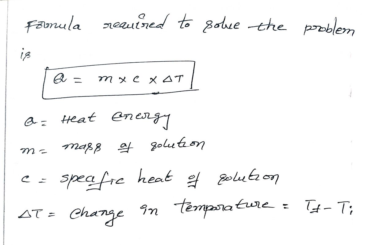 Chemistry homework question answer, step 1, image 1