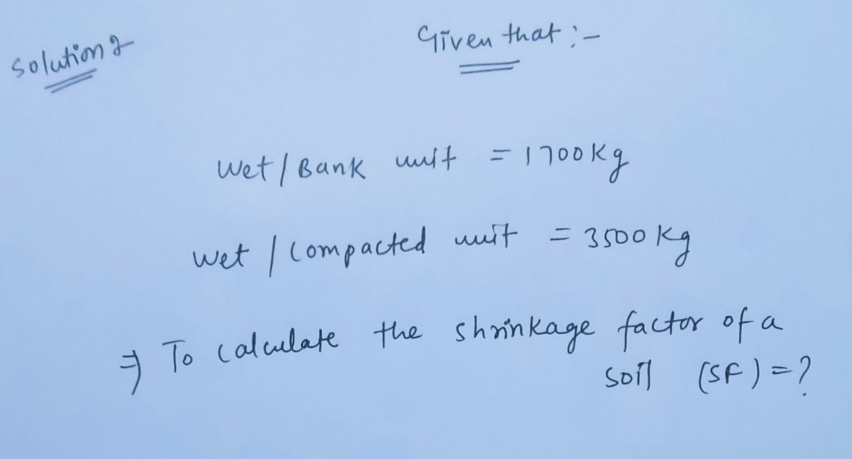 Civil Engineering homework question answer, step 1, image 1