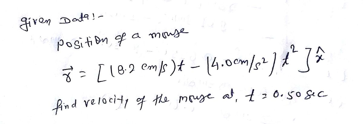 Physics homework question answer, step 1, image 1