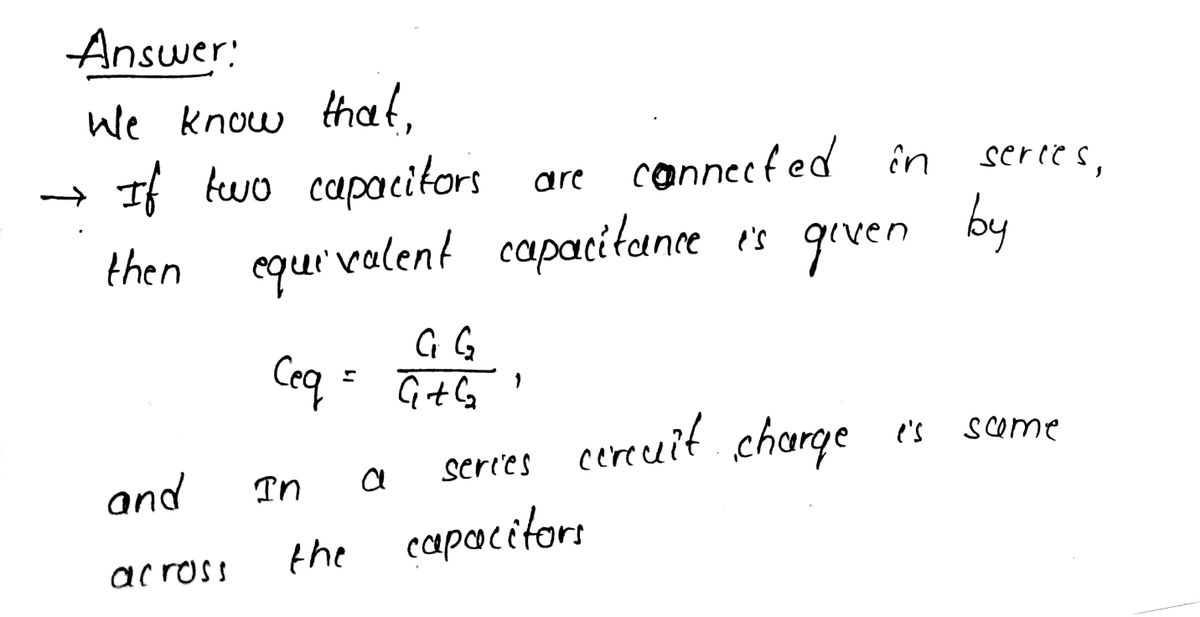 Physics homework question answer, step 1, image 1