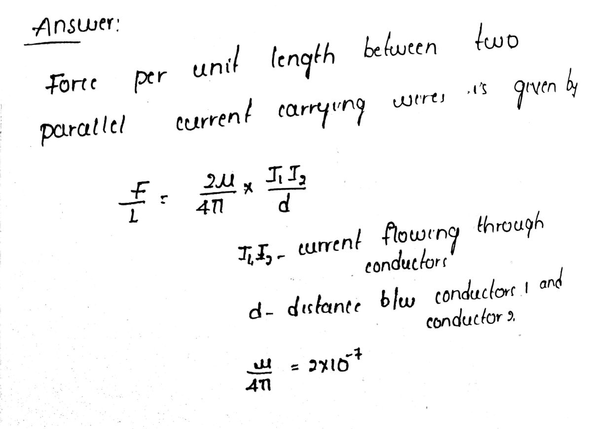 Physics homework question answer, step 1, image 1