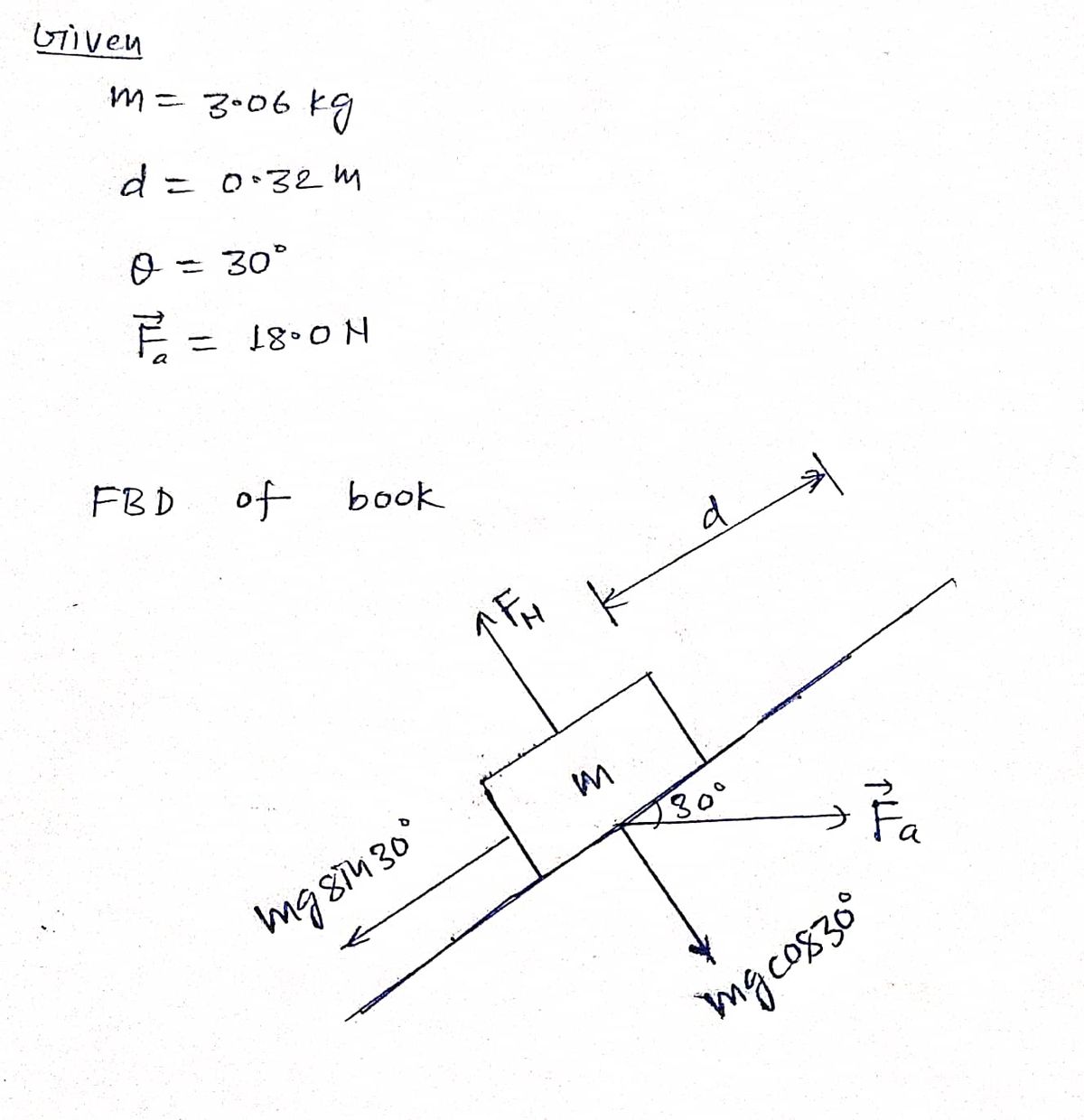 Physics homework question answer, step 1, image 1