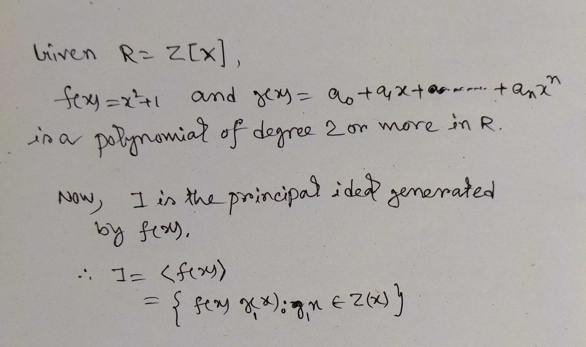 Advanced Math homework question answer, step 1, image 1