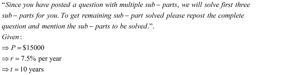 Algebra homework question answer, step 1, image 1