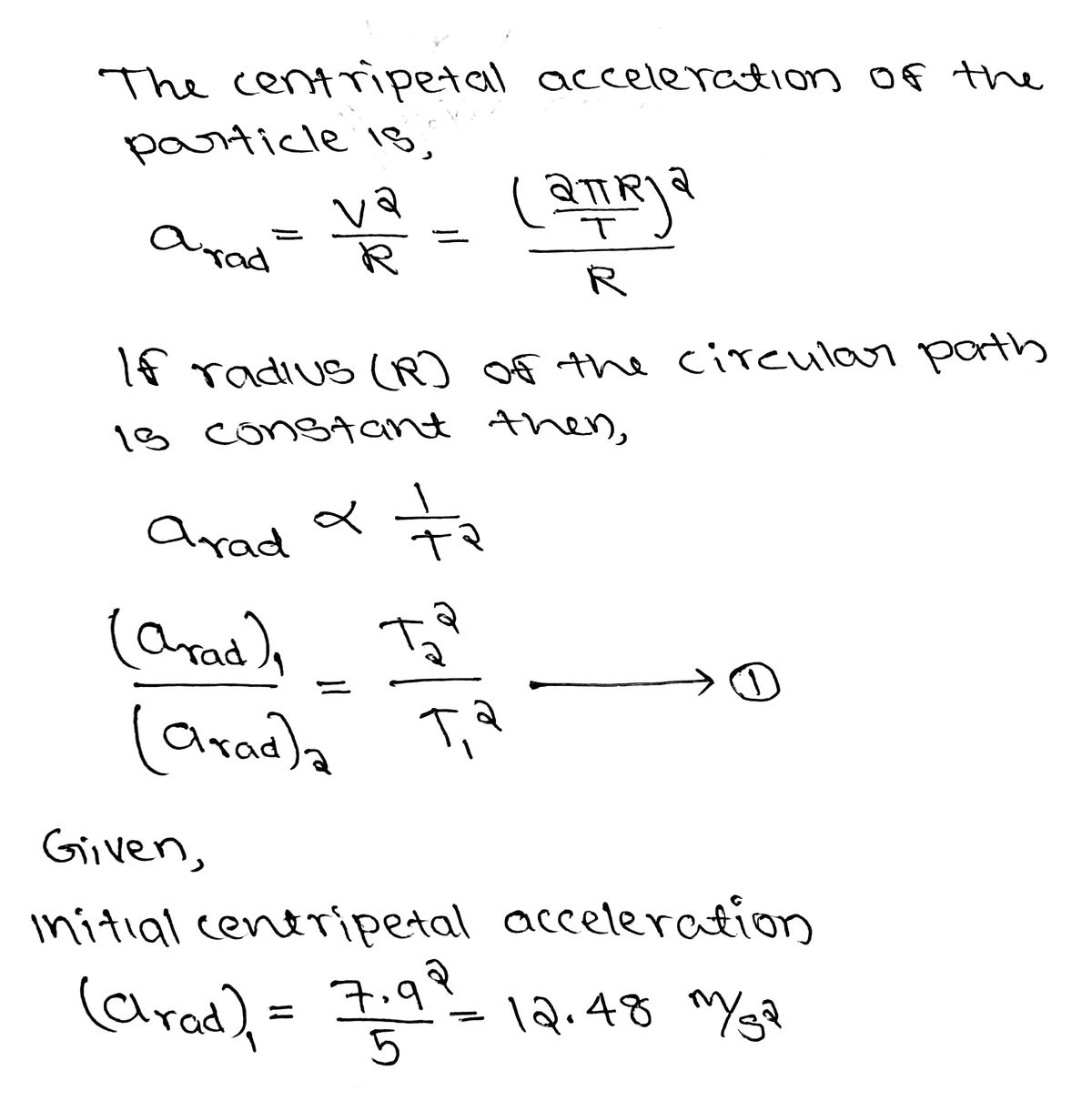 Physics homework question answer, step 1, image 1