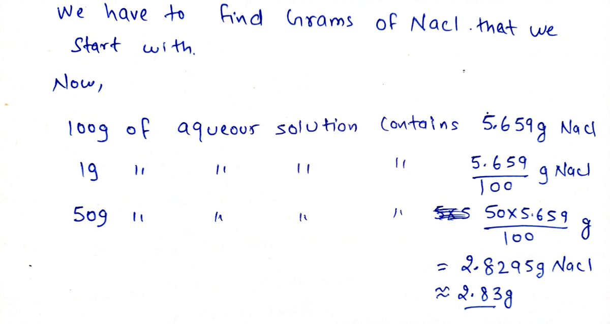 Chemistry homework question answer, step 1, image 1