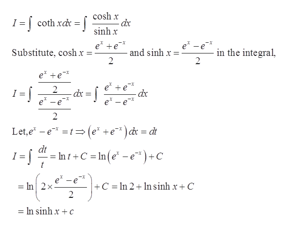 Answered: 1. The functions sinh, cosh, tanh are… | bartleby