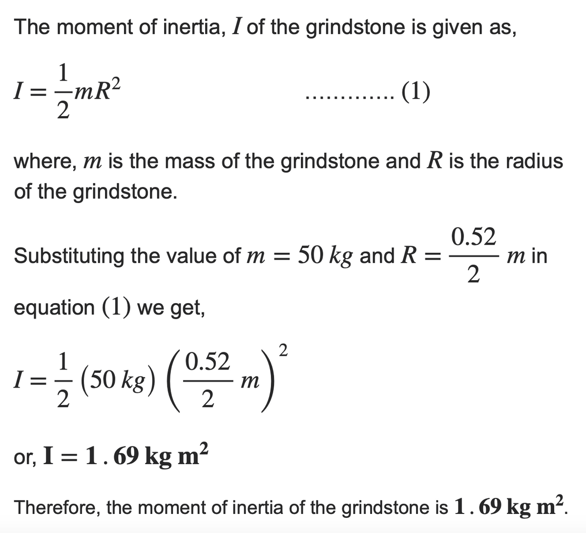 Physics homework question answer, step 1, image 1