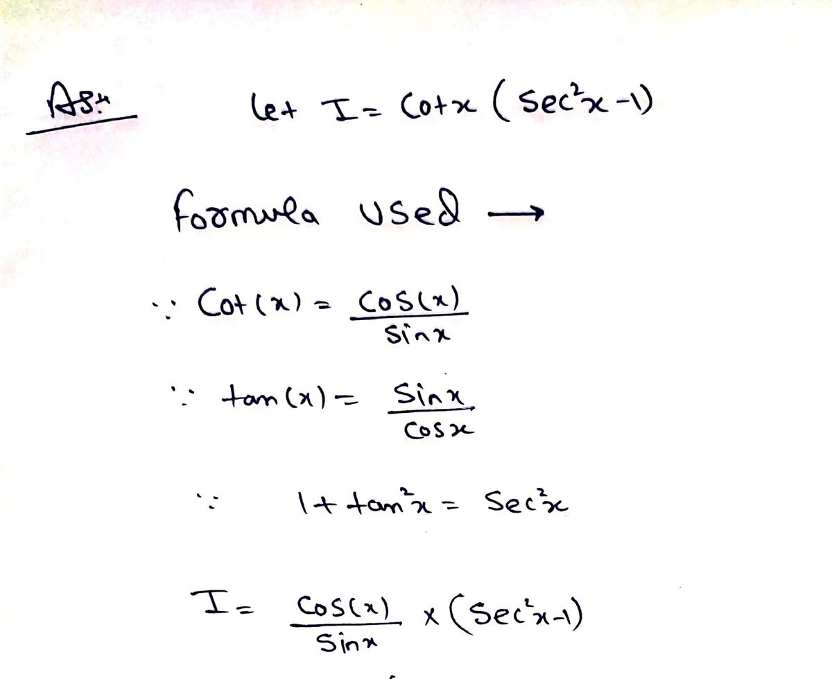 Trigonometry homework question answer, step 1, image 1