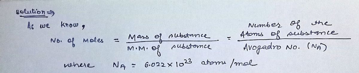 Chemistry homework question answer, step 1, image 1